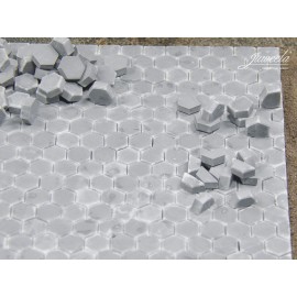 Juweela Zeskantige normaal/begin en halve stenen donker grijs 270/160/240 stuks